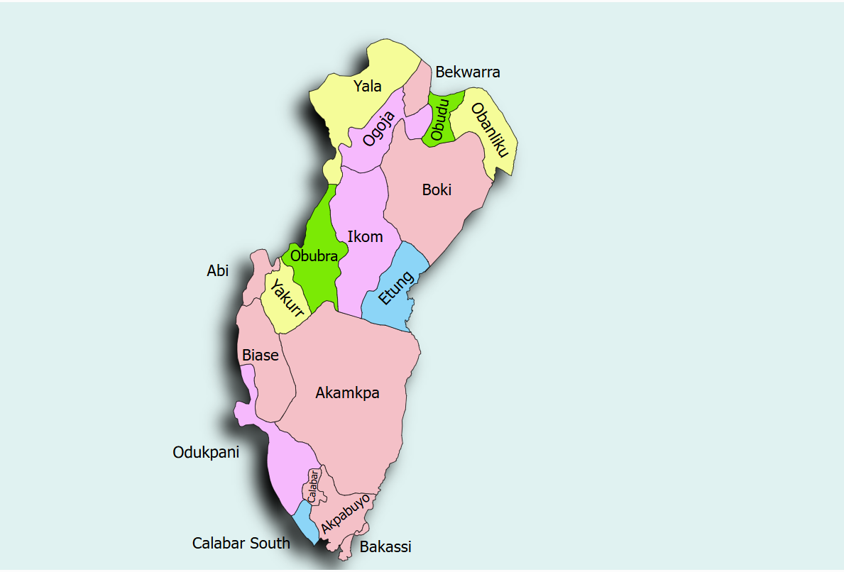 Cross-River State Map