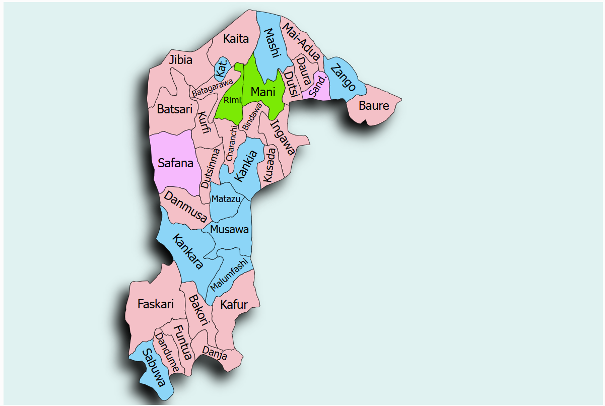 Katsina State Map