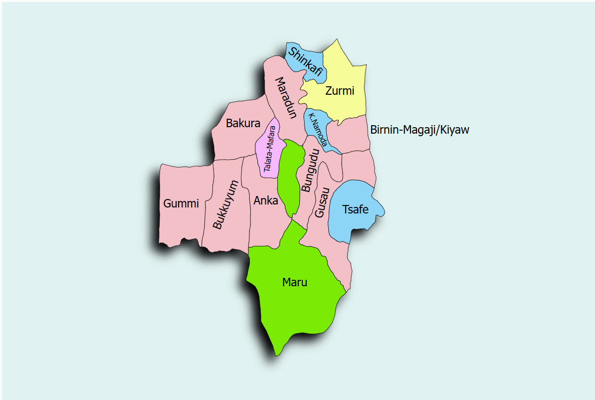 Zamfara State Map